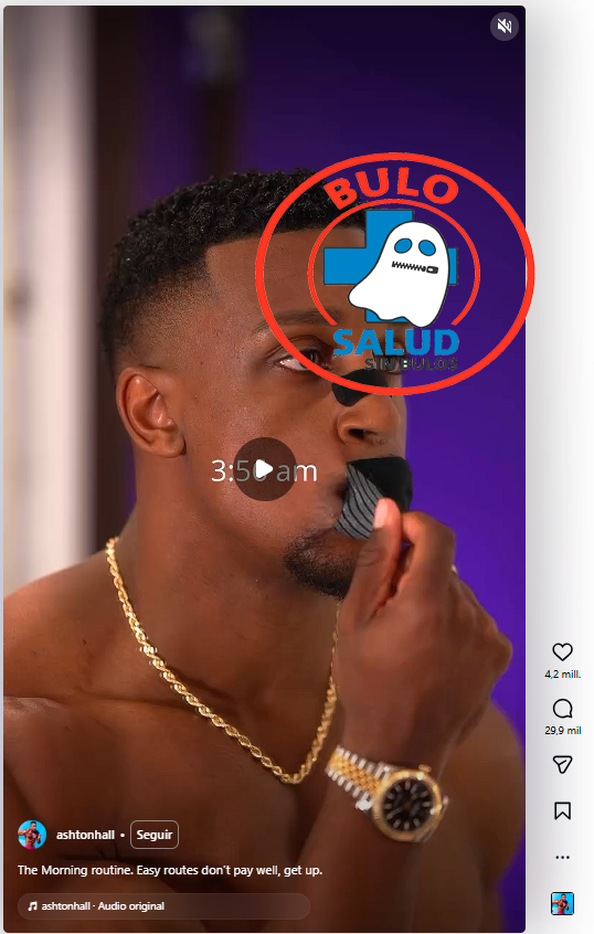 Ashton Hall con mouth tapping